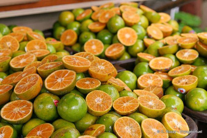 Naranjas verdes, Phuping Palace, Chiang Mai - Tailandia