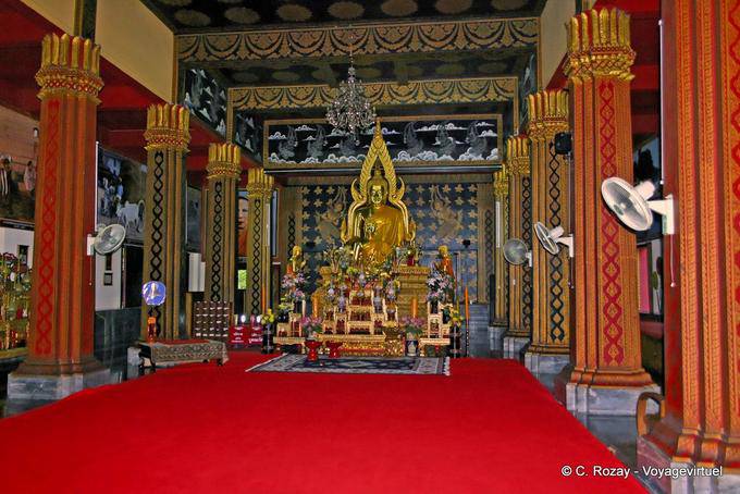 Sala de oración de Wat Pan On, Templo Chiang Mai - Tailandia