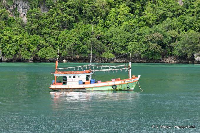 Barco pesquero, Koh Phi Phi - Tailandia