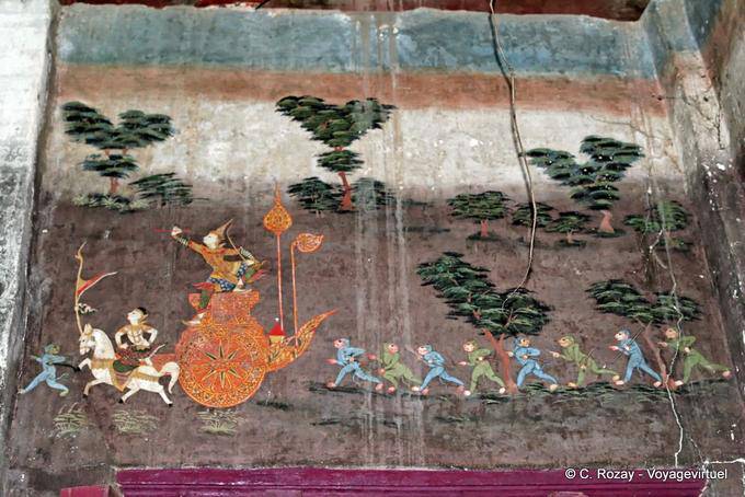 Los murales en la guerra, Phitsanulok - Tailandia