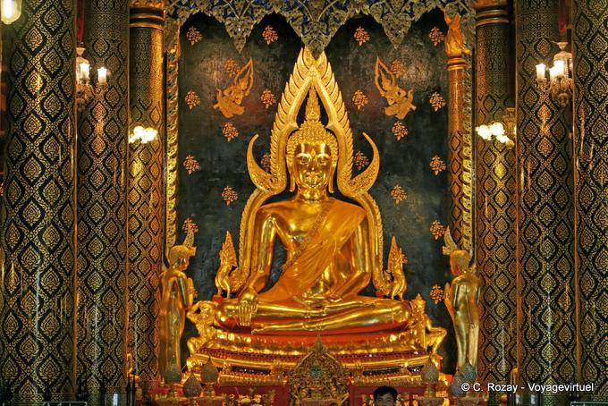 Phra Buddha Chinnarat, Wat Phra Si Rattana Mahatha, Phitsanulok - Tailandia