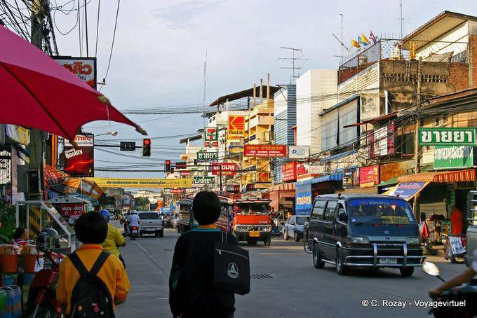 Interés de la ciudad, Phitsanulok - Tailandia