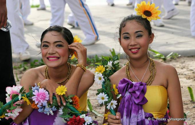 Floristas, Festival de Patong, Phuket - Tailandia
