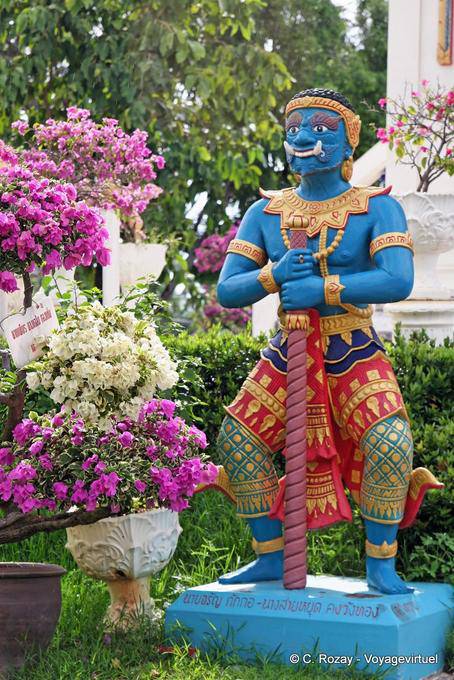 Dvarapala azul club, Patong, Phuket Templo - Tailandia