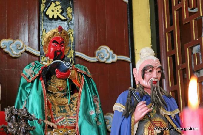 Dios roja tradicional china, la ciudad de Phuket gitana - Tailandia