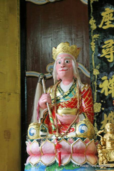 Rey bigotudo, de Phuket Town gitana - Tailandia