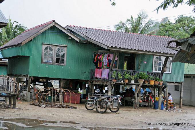 Casa típica, Phuket Town gitana - Tailandia