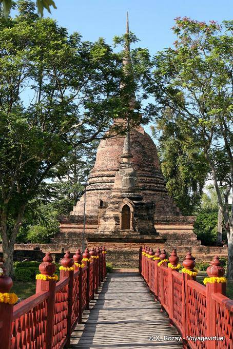 Ver Wat Sa Si, Sukhothai - Tailandia