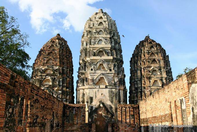 Sri Sawai, Sukhothai, un templo jemer - Tailandia