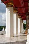 Majestuosas columnas, Wat Phra Sri Samphet, Ayutthaya, Tailandia.
