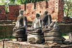 Headless Budas, Wat Phra Sri Samphet, Ayutthaya, Tailandia.