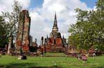 Claustro en ruinas, Wat Phra Sri Samphet, Ayutthaya, Tailandia.