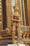 Mankorakarn Ramakien gigante, Wat Phra Kaew, Bangkok, Tailandia.