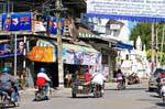 Calle de la Rosa del Norte, Chiang Mai, Tailandia.