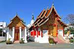 Identificar Monasterio, Templo Chiang Mai, Tailandia.