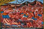 Escena del infierno (pintura), Wat Phra Singh, de Chiang Mai, Tailandia.
