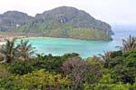 Panorama Lodalum Bay, Koh Phi Phi, Tailandia.