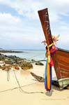Nariz tradicional barco, Koh Phi Phi, Tailandia.