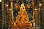 Phra Buddha Chinnarat, Wat Phra Si Rattana Mahatha, Phitsanulok, Tailandia.