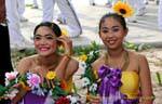 Floristas, Festival de Patong, Phuket, Tailandia.