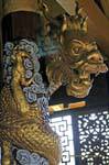 Cabeza de dragón, de Phuket Town gitana, Tailandia.