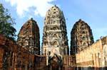 Sri Sawai, Sukhothai, un templo jemer, Tailandia.