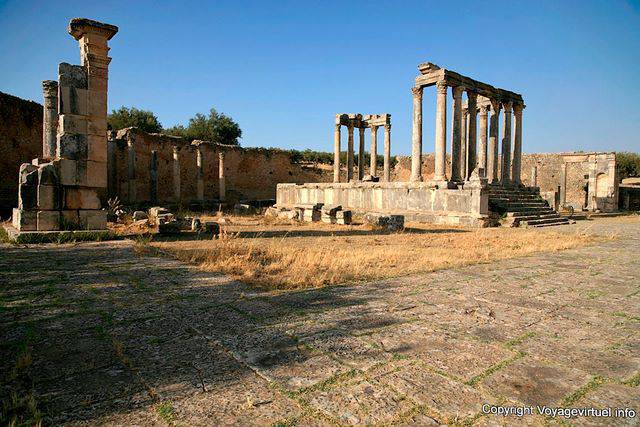 Dougga, el Templo de Juno Caelestis - Túnez