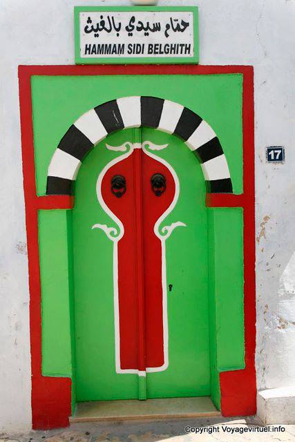 Hammamet, puerta Hamman Sidi Belghith - Túnez