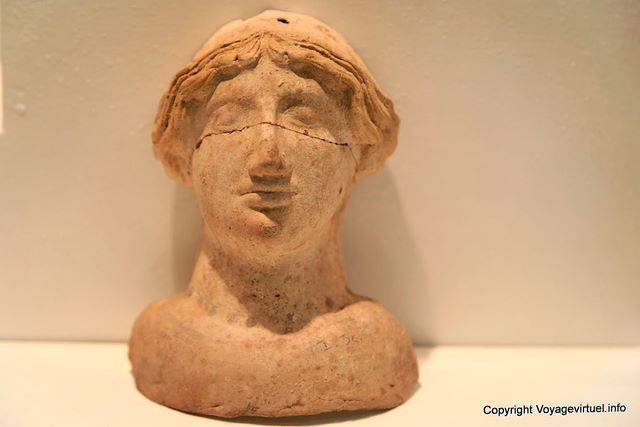 Busto Miniatura, Museo Arqueológico Kerkuane - Túnez