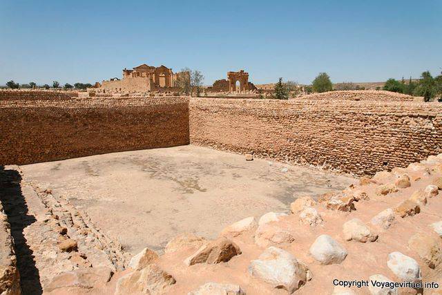 Sbeïtla, baños termales cisterna públicos - Túnez