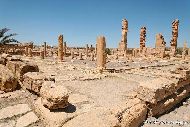 Sbeïtla, iglesia basílica Servus - Túnez