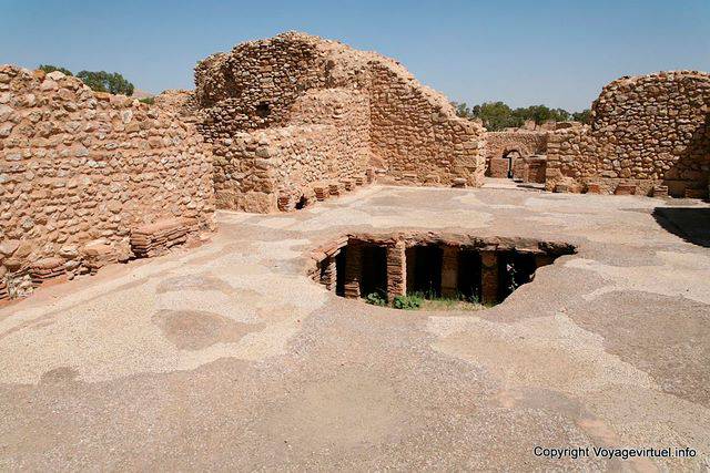 Sbeïtla, Gran Spa, la calefacción por suelo radiante - Túnez
