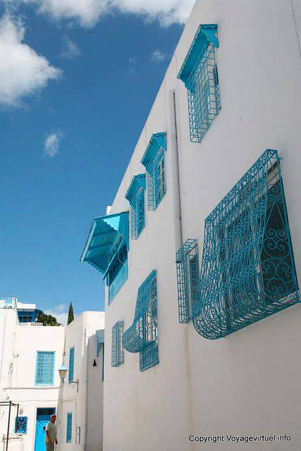 Sidi Bou Said, decoración de ventana - Túnez