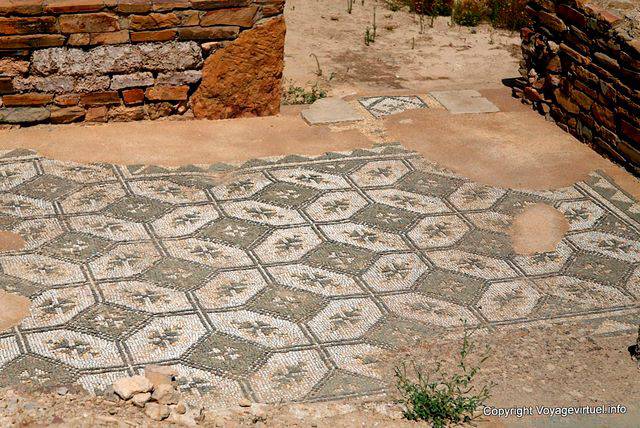 Thuburbo Majus, Capitol, mosaico casa - Túnez