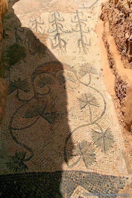 Thuburbo Majus, Spa verano, mosaico - Túnez