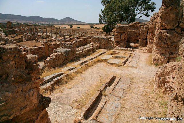 Thuburbo Majus, los baños de Invierno - Túnez