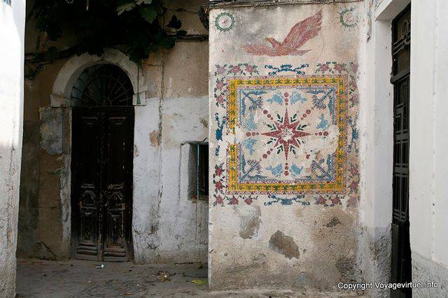 Túnez medina, mural - Túnez