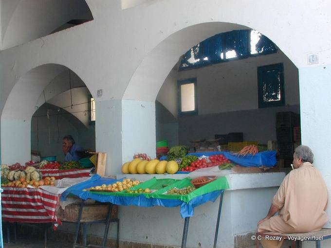 Mercado de la fruta, Houmet Souk, Djerba - Túnez