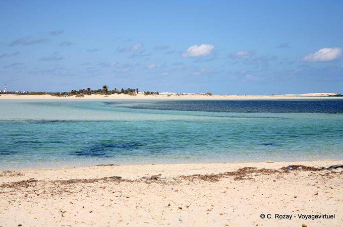 Seguia, colores lagunas polinesias, Yerba - Túnez