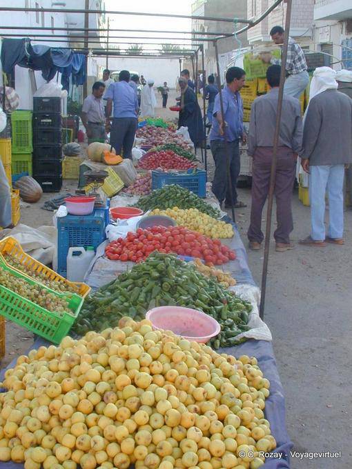 Las frutas y verduras en el mercado de Douz - Túnez