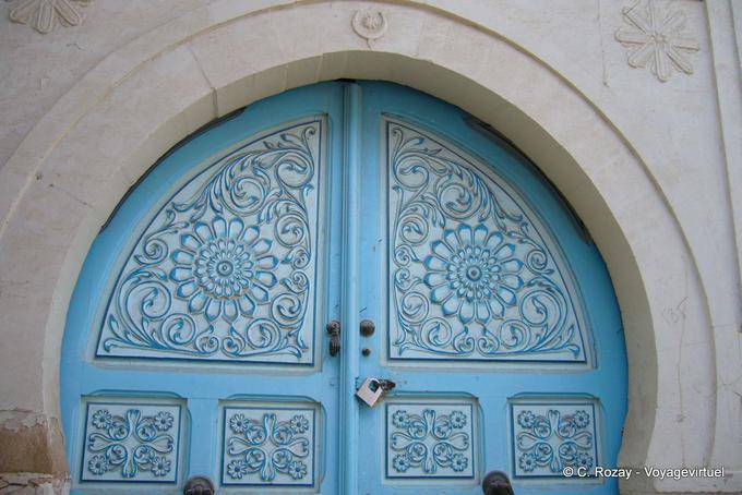 Decoración de la puerta, Kairouan - Túnez
