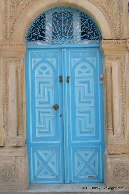 Kairouan, puerta azul - Túnez