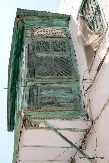 Kairouan, perfil moucharabieh - Túnez
