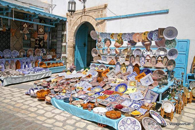Exposición de barro, Kairouan - Túnez