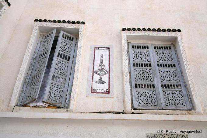 Contraventanas perforadas, Kairouan - Túnez