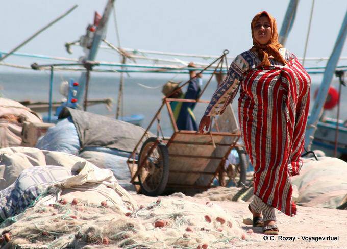 Traje tradicional, El Attaya, Kerkennah - Túnez