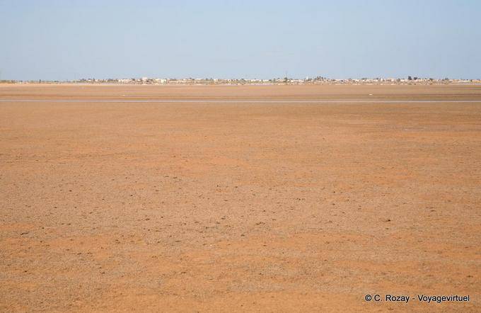 Desierto inundación Sidi Frankhal, Kerkennah - Túnez