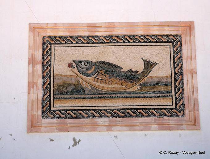 Mosaicos de peces, Sidi Frej, Kerkennah - Túnez
