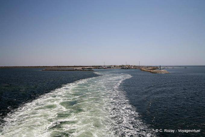 Inicialmente la bandeja, Sidi Youssef, Kerkennah - Túnez