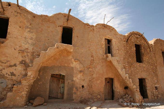 Escaleras, Ksar El Ferech - Túnez
